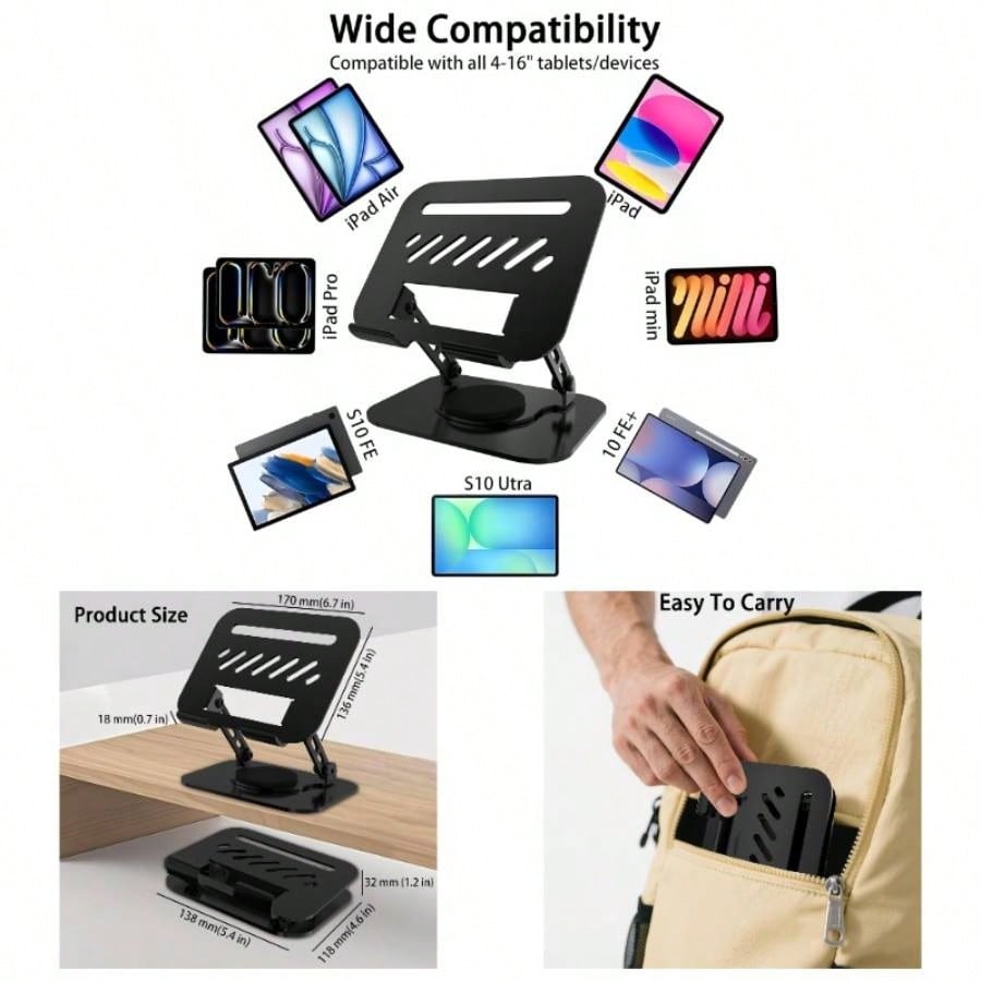 Black Phone Holders Tablet Sta - مراجعة Men Accessories For Gift وسعره