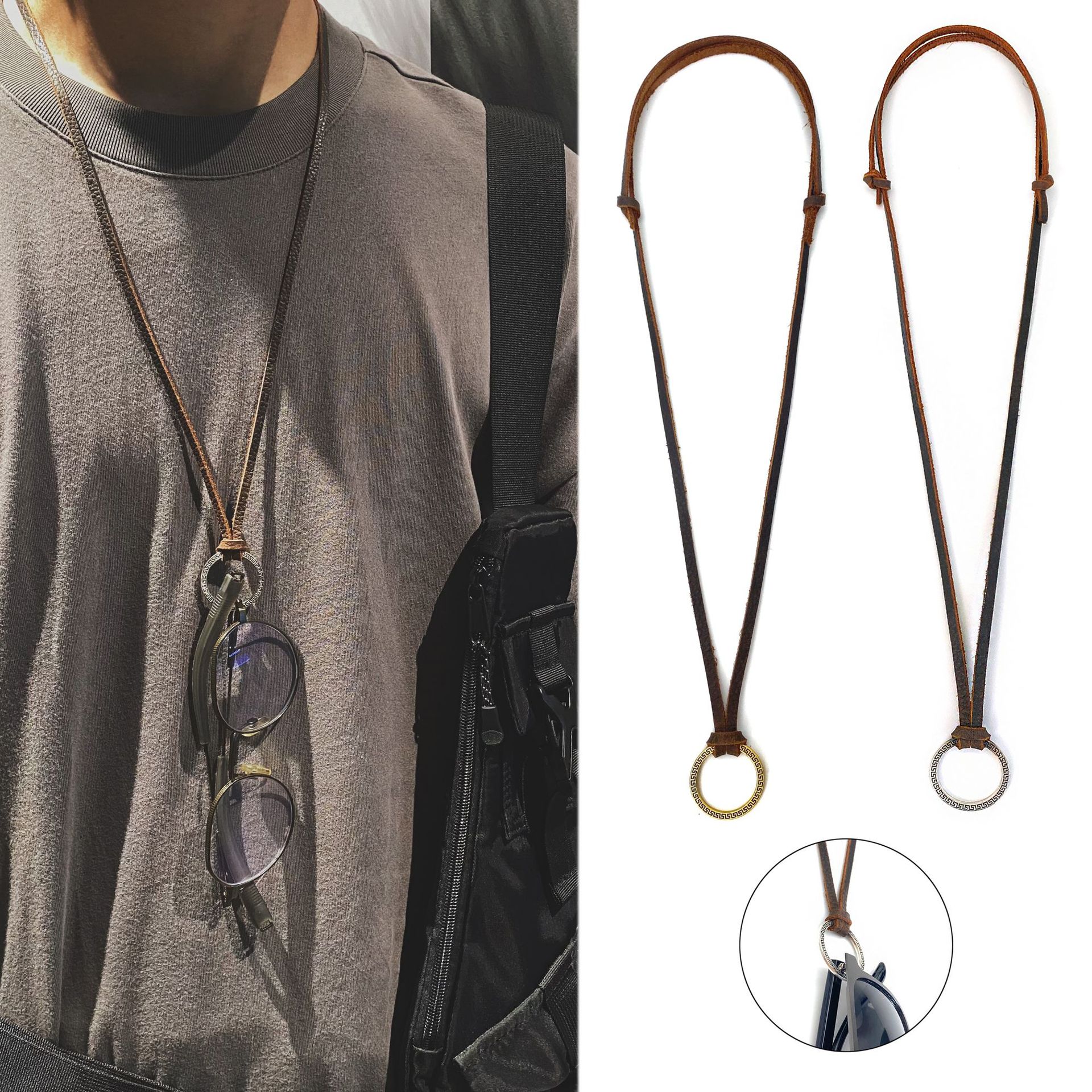 Vintage Adjustable Genuine Lea - مراجعة Men'S Accessories On Sale وسعره