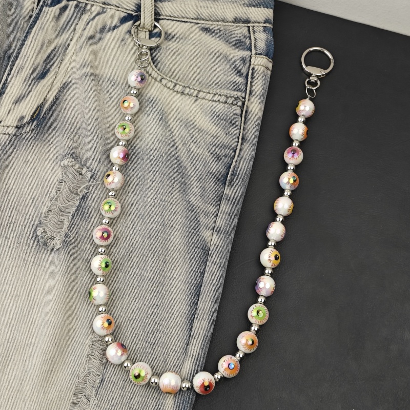 2025 Year Halloween Gift DIY E - مراجعة Men Accessories Evil Eye وسعره