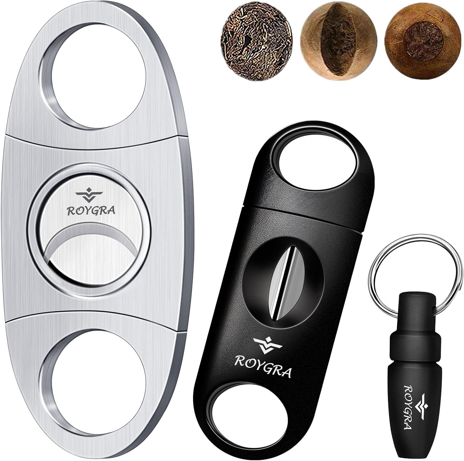 Cigar Cutter Set 3 Pack, Stain - مراجعة Men'S Accessories وسعره