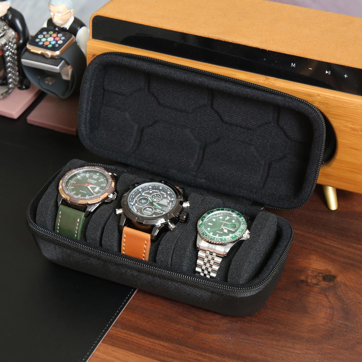 Watch Box Organizer For Men or - مراجعة Men Accessories Box وسعره