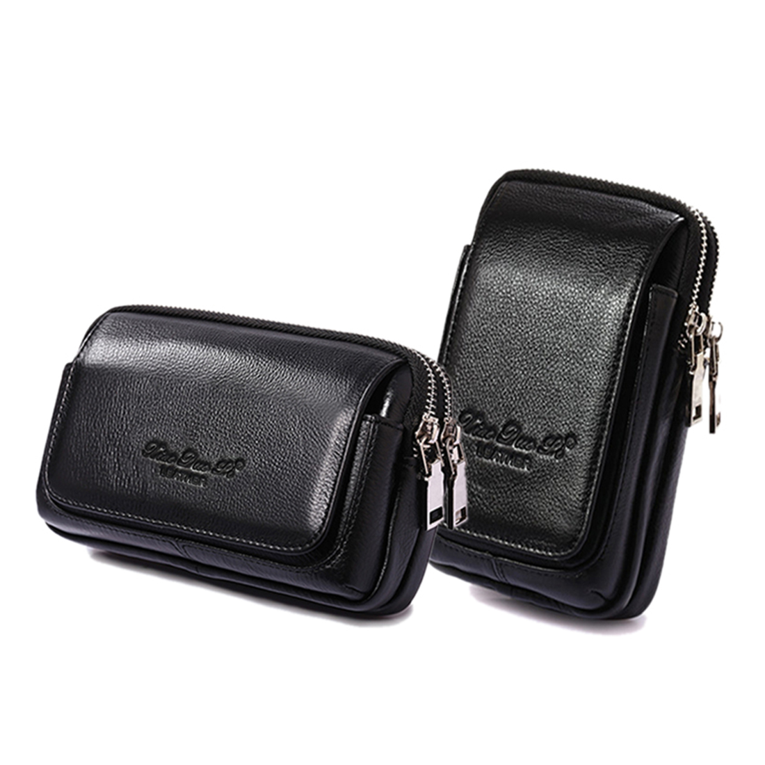 Men Genuine Leather Waist Fann - مراجعة Men Accessories Box وسعره