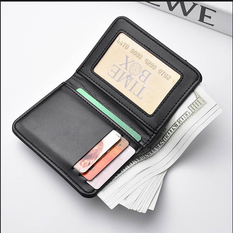 Leather Ultra-thin Mini PU Car - مراجعة Men Accessories Box وسعره