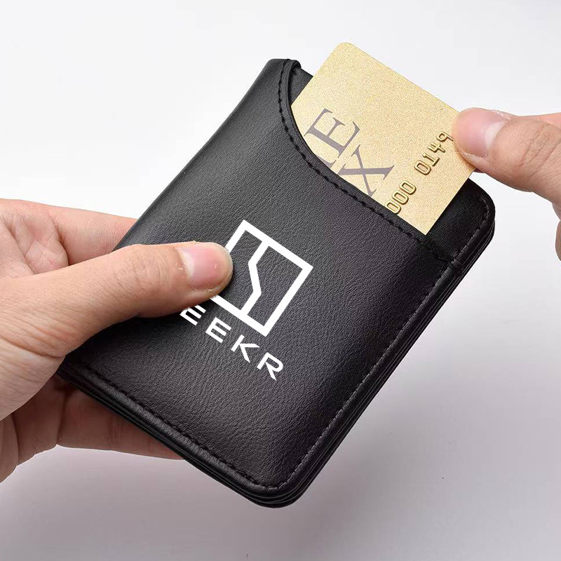Leather Ultra-thin Mini PU Car - مراجعة Men Accessories Box وسعره