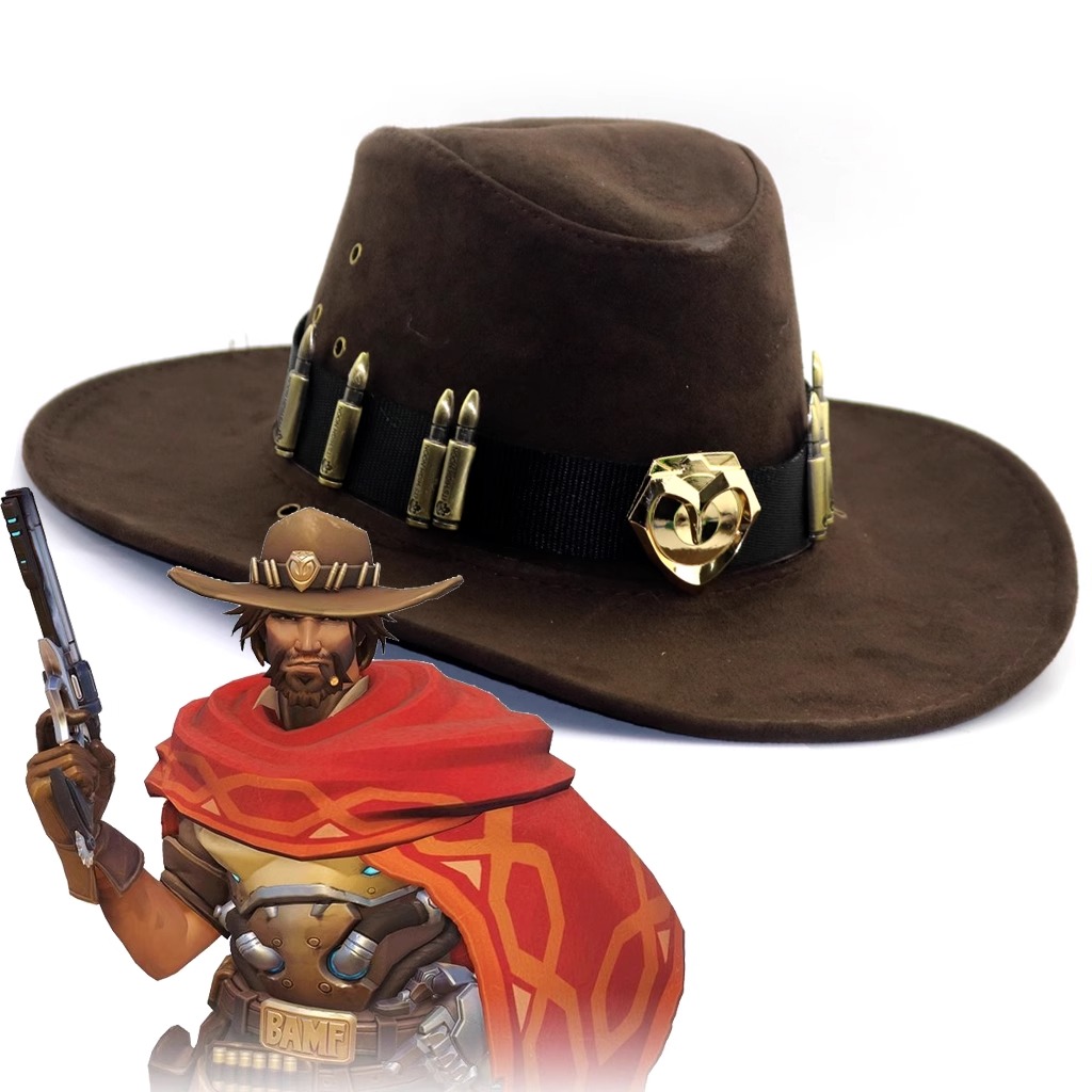 Anime Mccree Cosplay Hat Men V - مراجعة Men'S Accessories وسعره