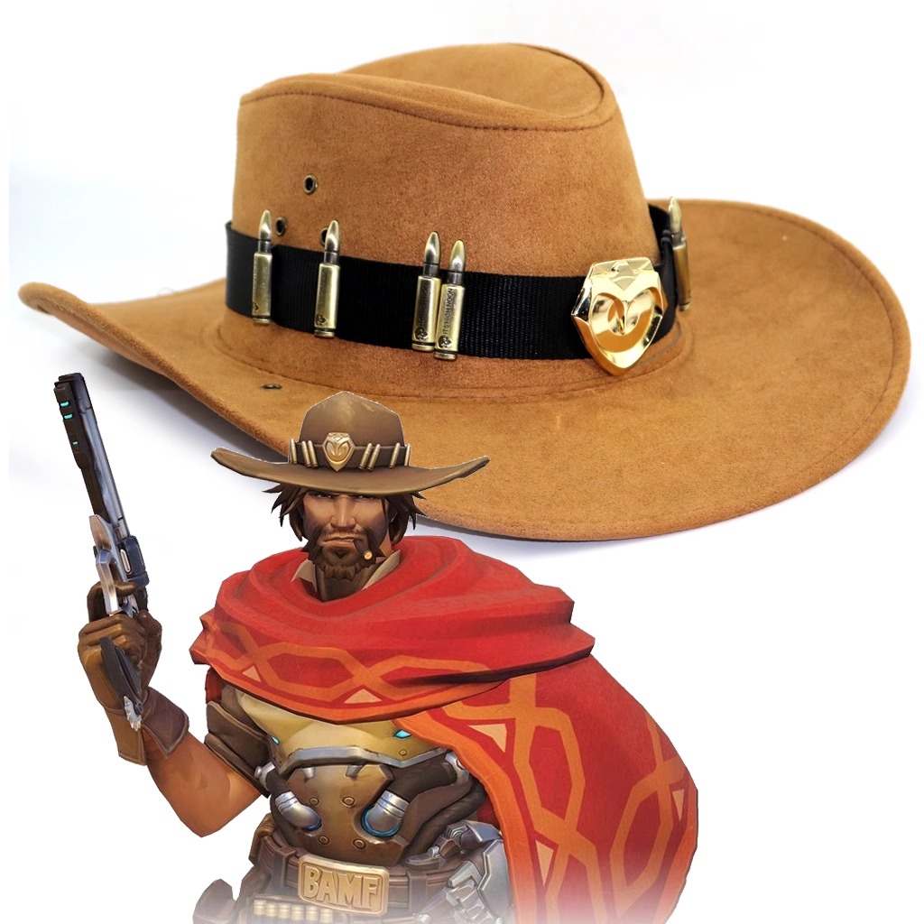 Anime Mccree Cosplay Hat Men V - مراجعة Men'S Accessories وسعره