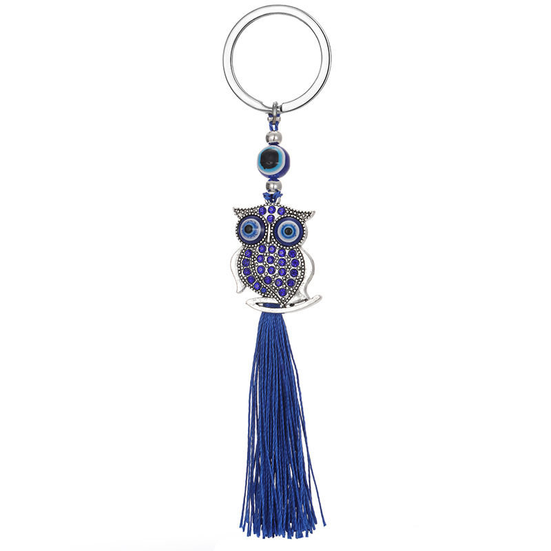 Zircon Turkish Blue Eye Owl An - مراجعة Men Accessories Evil Eye وسعره