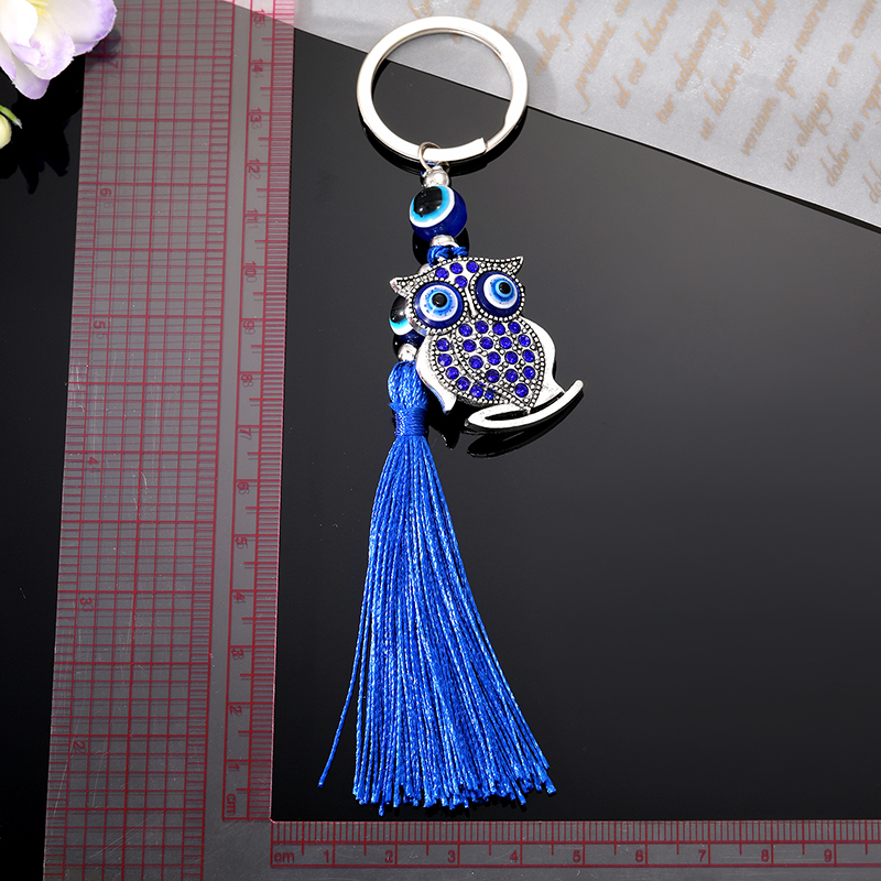 Zircon Turkish Blue Eye Owl An - مراجعة Men Accessories Evil Eye وسعره