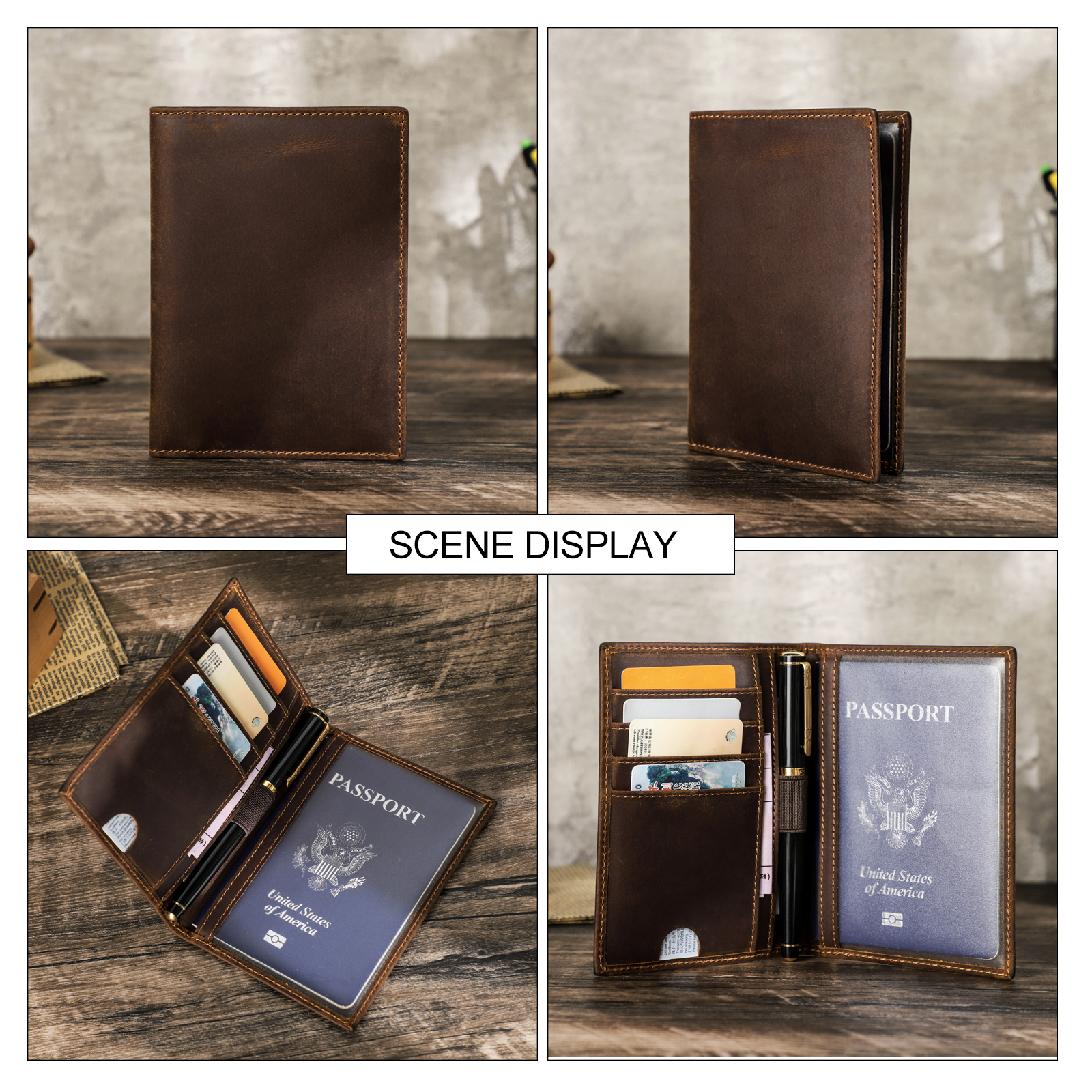 CONTACT'S Passport Holder Men  - مراجعة Men'S Accessories On Sale وسعره