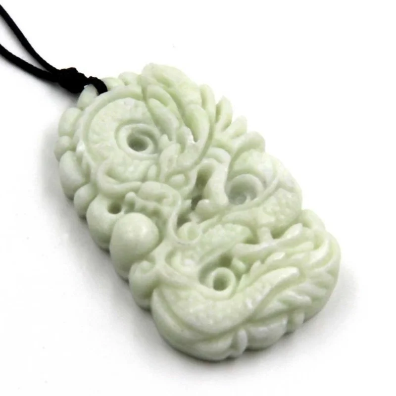 Natural White jade Dragon Phoe - مراجعة Men Accessories For Hand وسعره