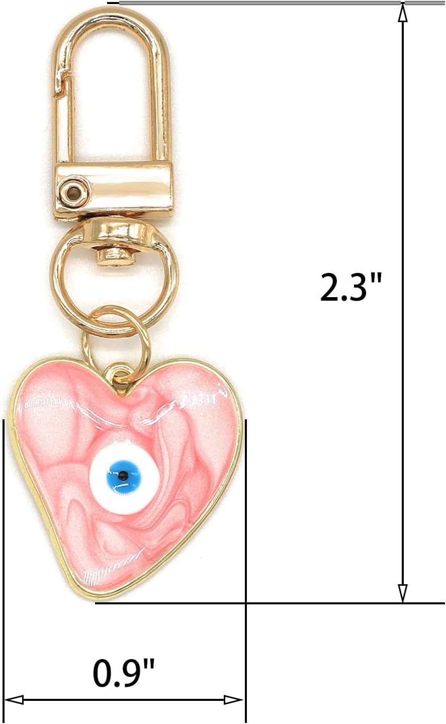 Evil Eye Keychains Sweat-heart - مراجعة Men Accessories Evil Eye وسعره