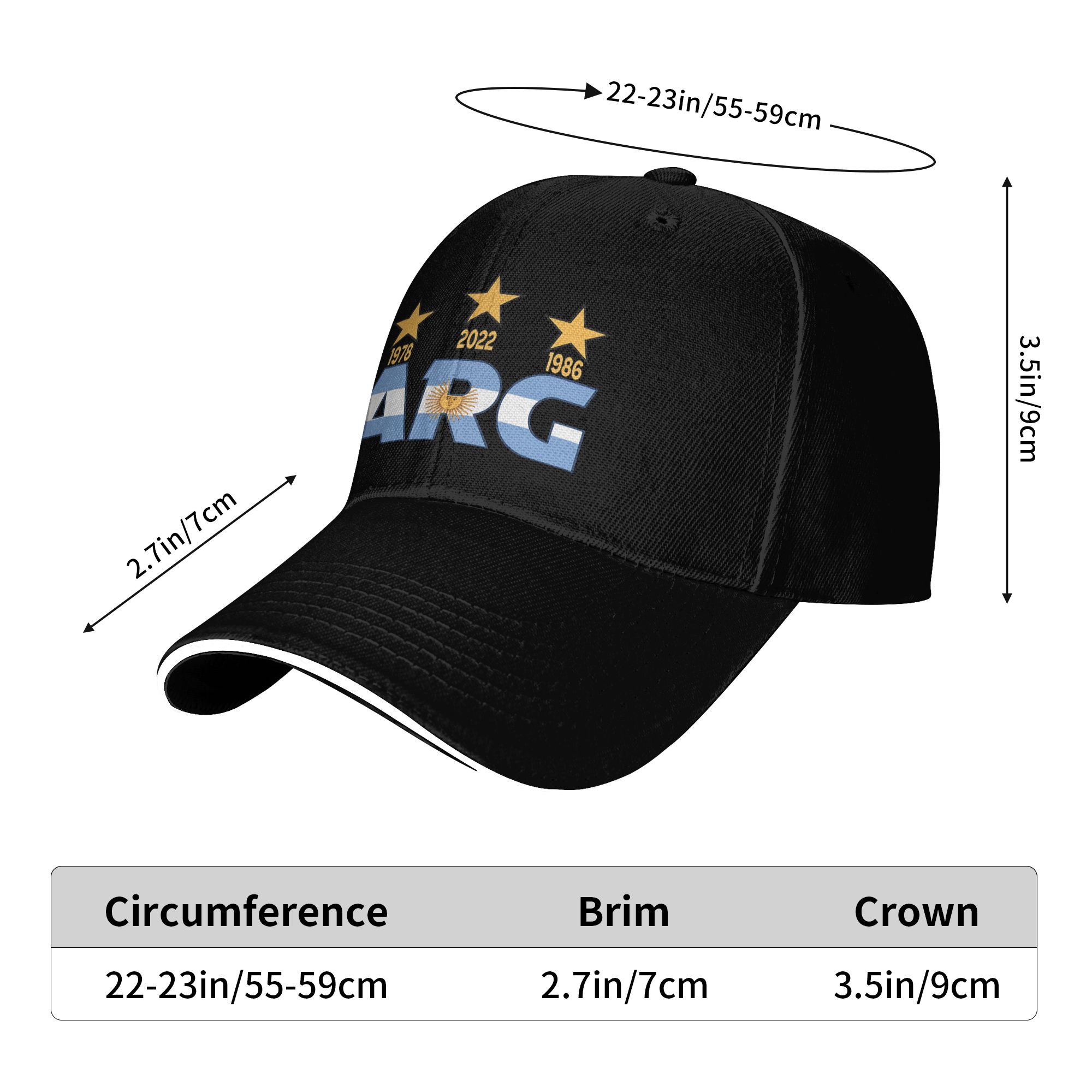 Argentina Flag Sun Baseball Ca - مراجعة Men'S Accessories On Sale وسعره
