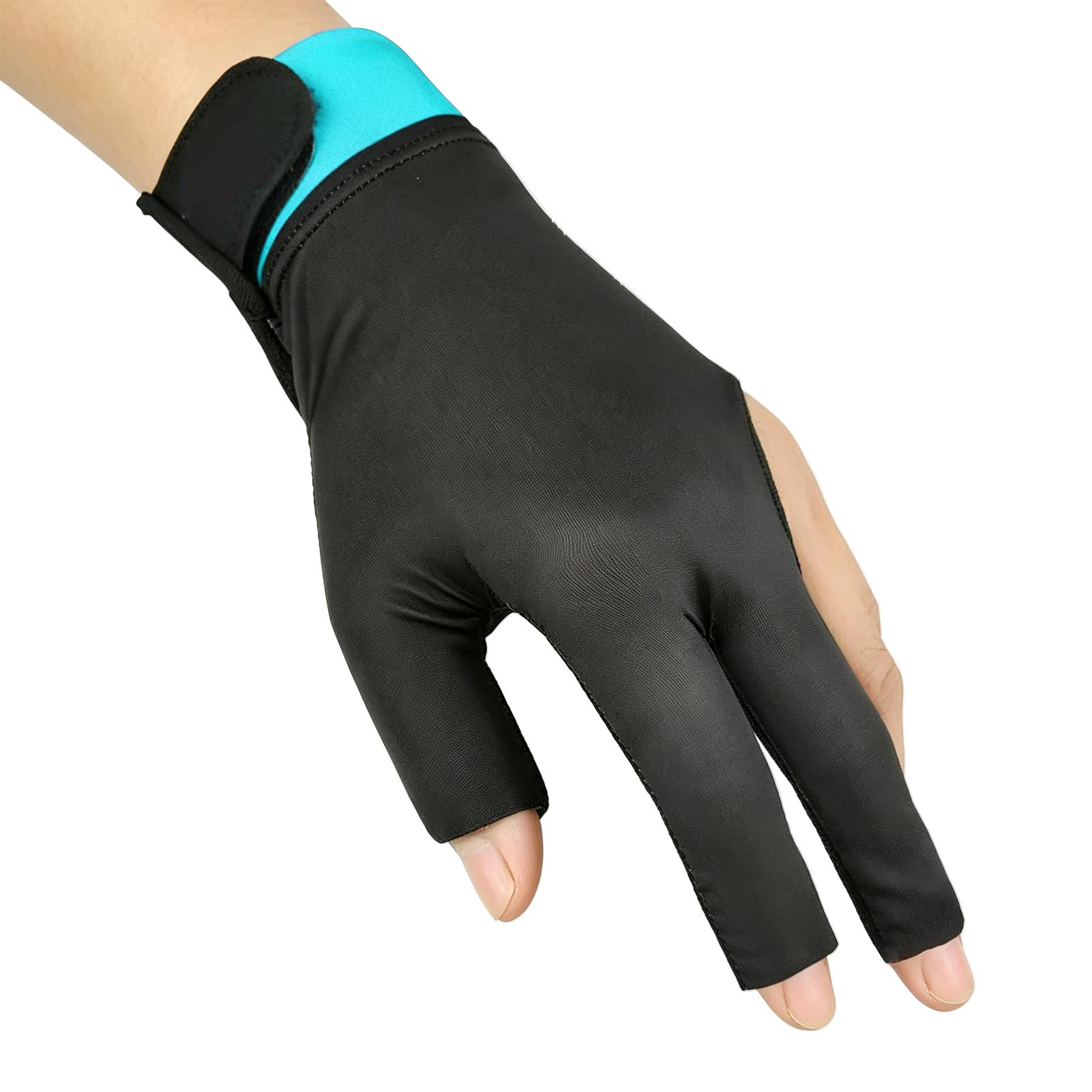 Pool Glove Left Hand 3-Finger  - مراجعة Men Accessories For Hand وسعره