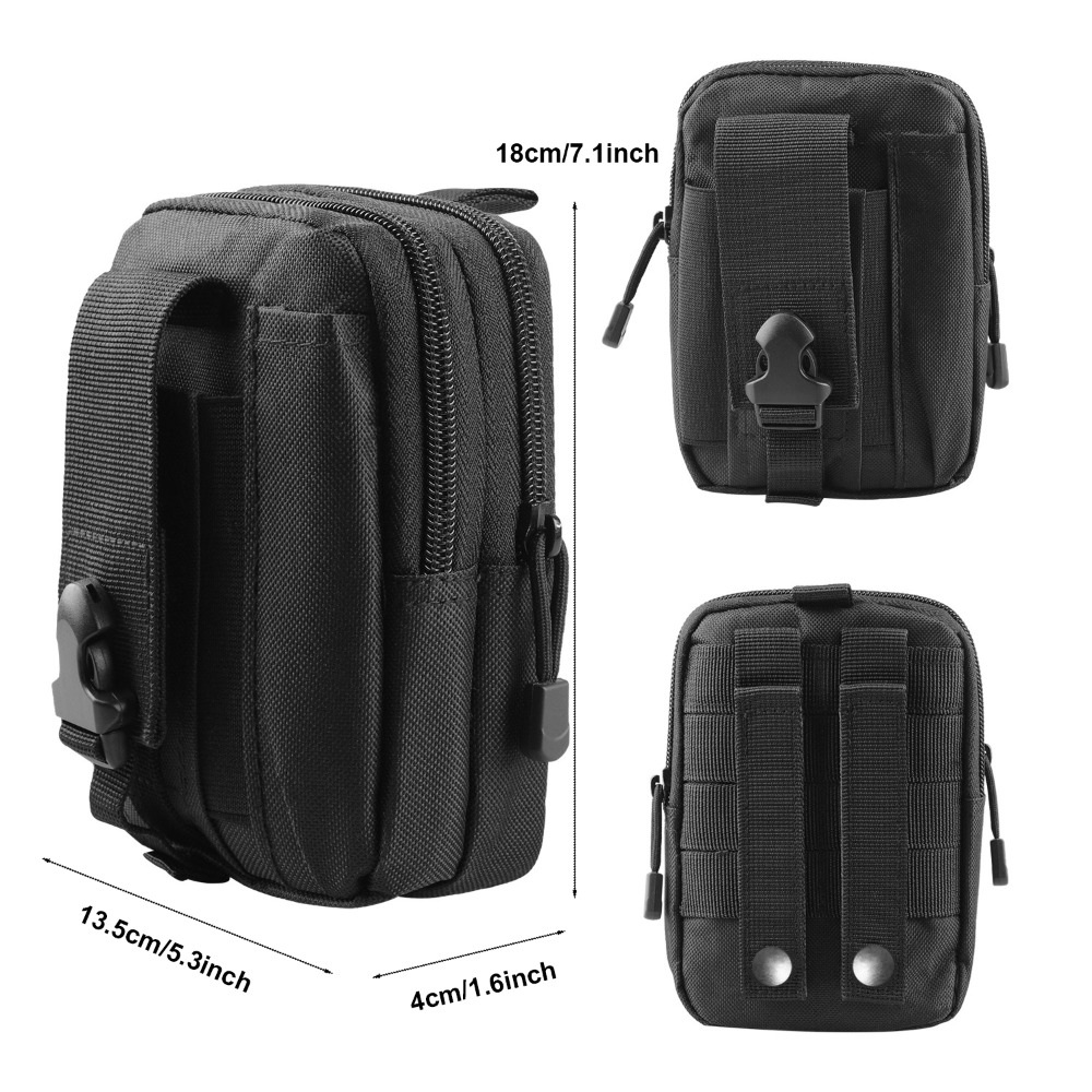 Tactical Waist Pouch Molle Wai - مراجعة Men Accessories Box وسعره