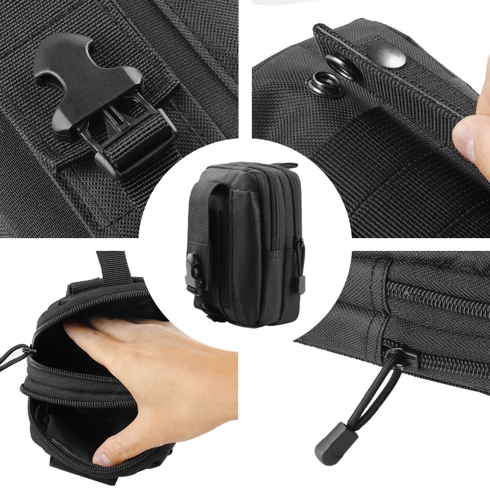 Tactical Waist Pouch Molle Wai - مراجعة Men Accessories Box وسعره