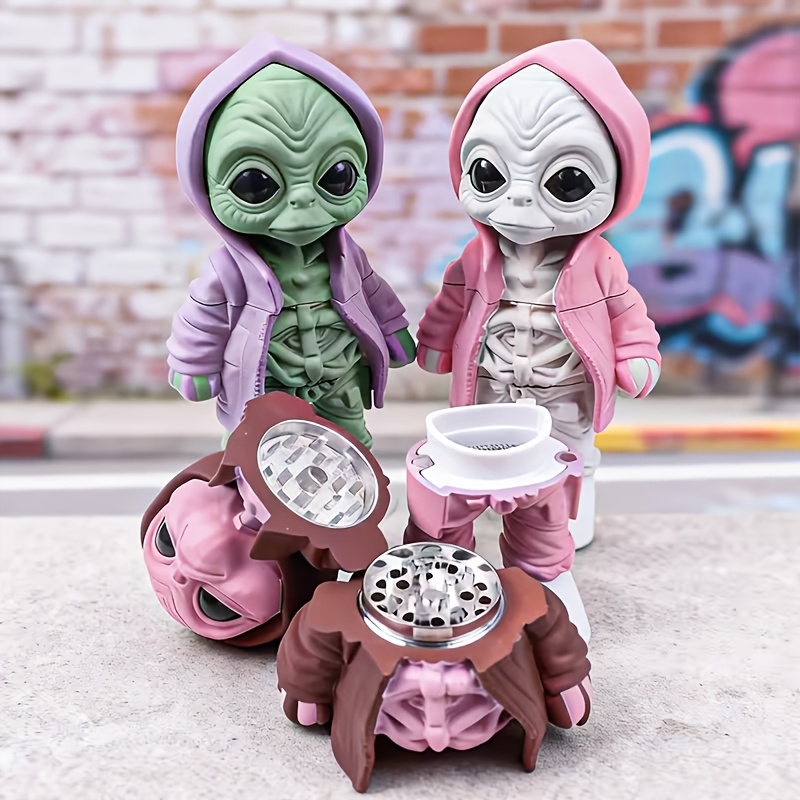 Funny Alien Herb Grinder Spice - مراجعة Men Accessories For Gift وسعره