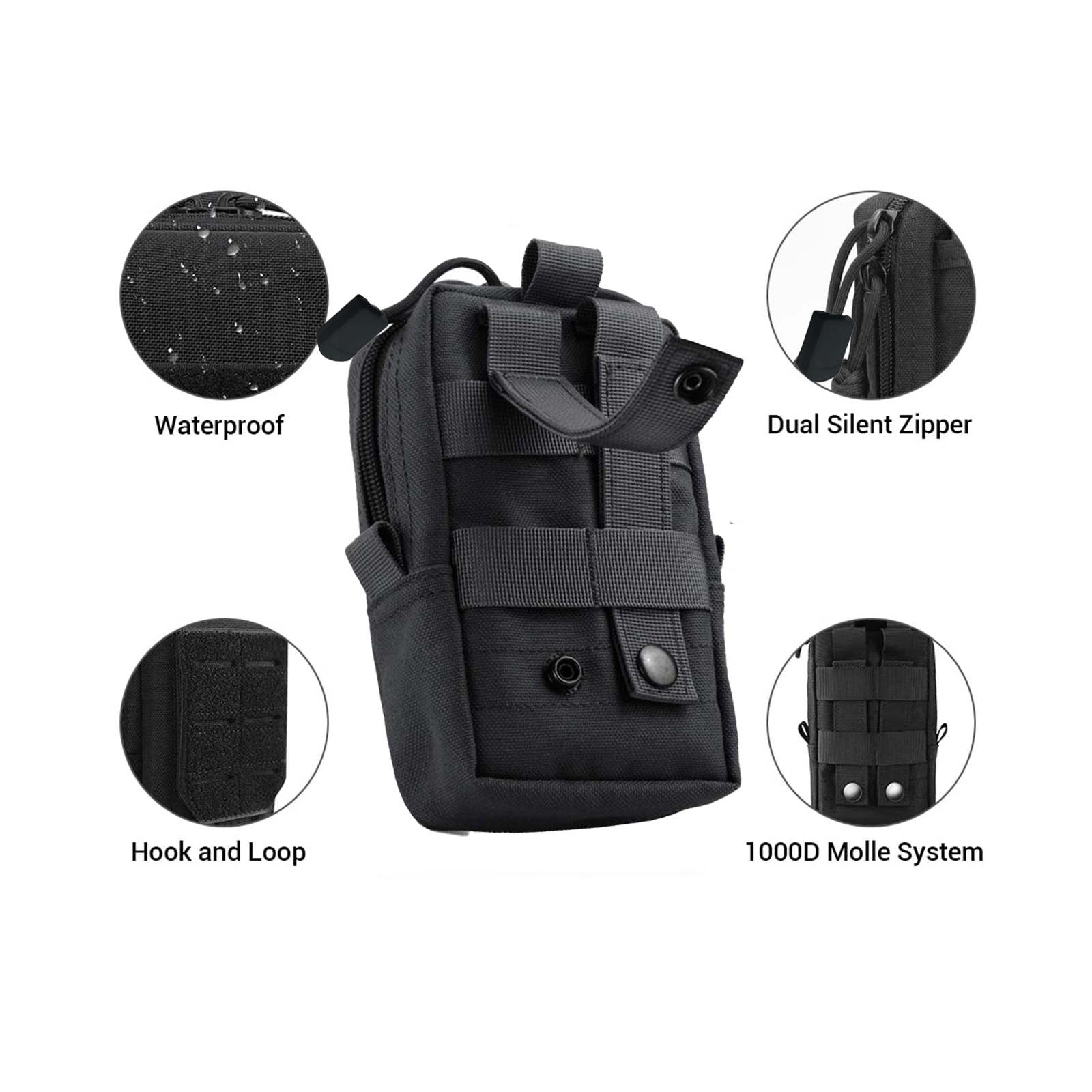 Tactical Molle Pouch Waist Bag - مراجعة Men Accessories Box وسعره
