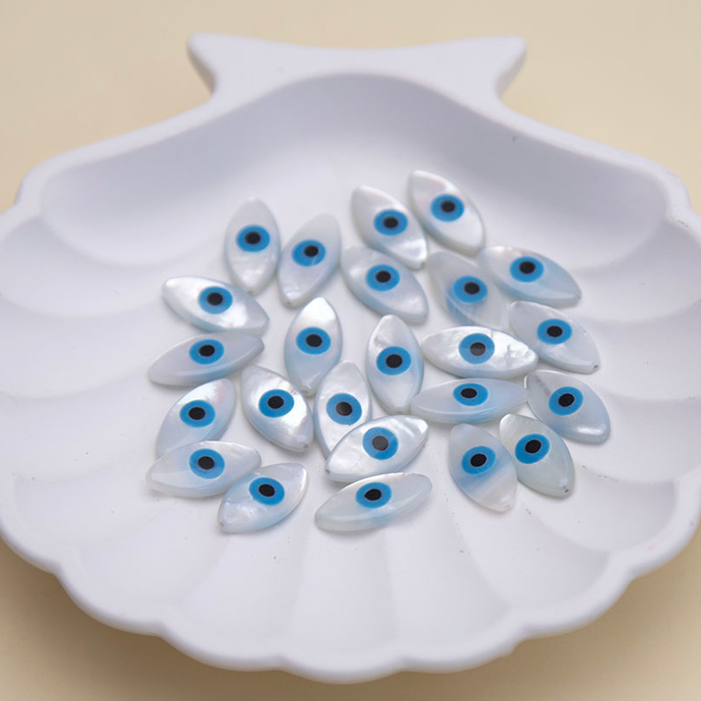 Natural White Butterfly Shell  - مراجعة Men Accessories Evil Eye وسعره