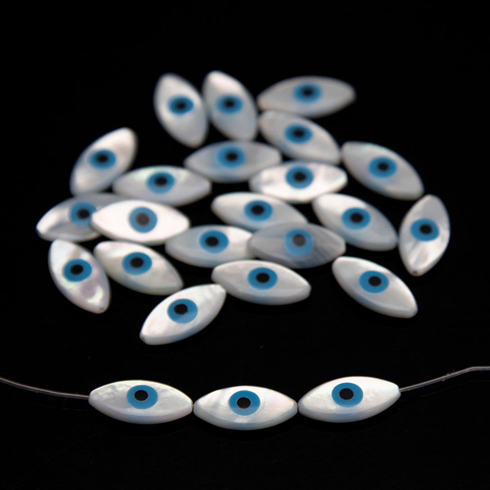 Natural White Butterfly Shell  - مراجعة Men Accessories Evil Eye وسعره