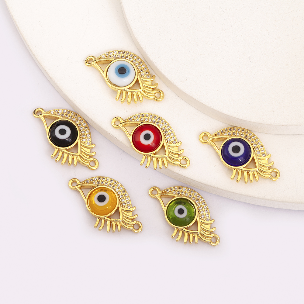Colorful Shiny Crystal Evil Ey - مراجعة Men Accessories Evil Eye وسعره