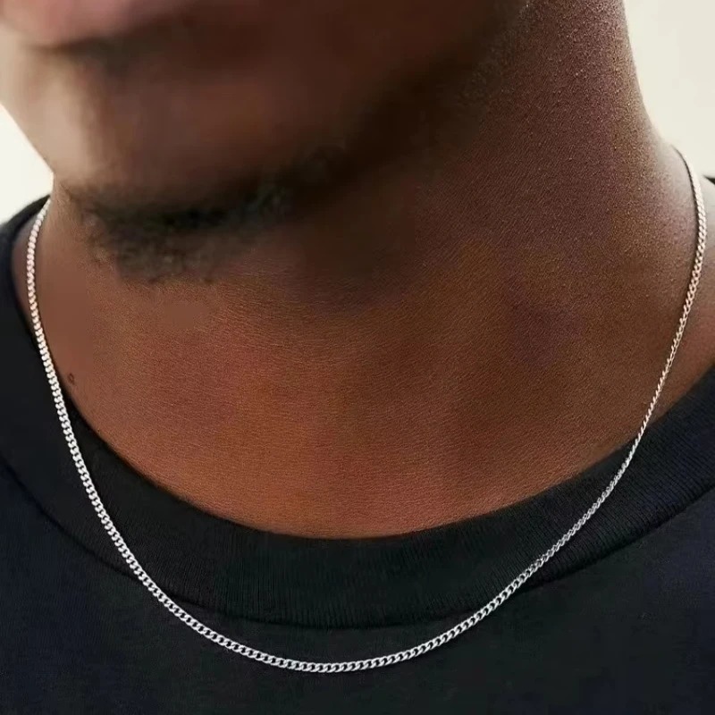 2mm Men's Cuban Chain Necklace - مراجعة Men'S Accessories Trending وسعره