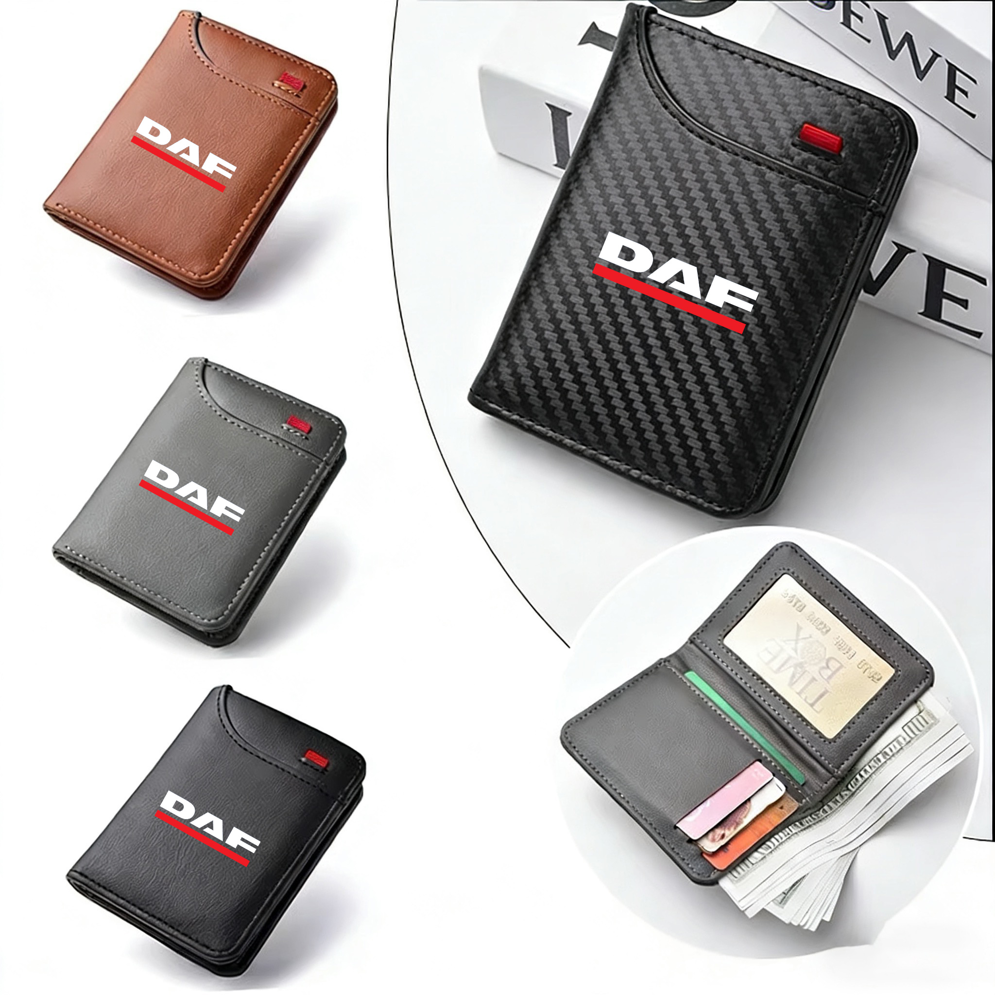 Leather Ultra-thin Mini PU Car - مراجعة Men Accessories Box وسعره