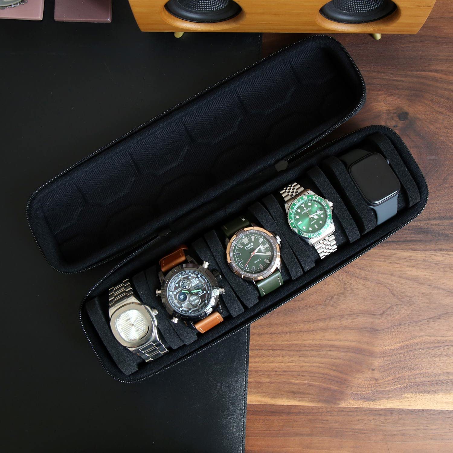 Watch Box Organizer For Men or - مراجعة Men Accessories Box وسعره