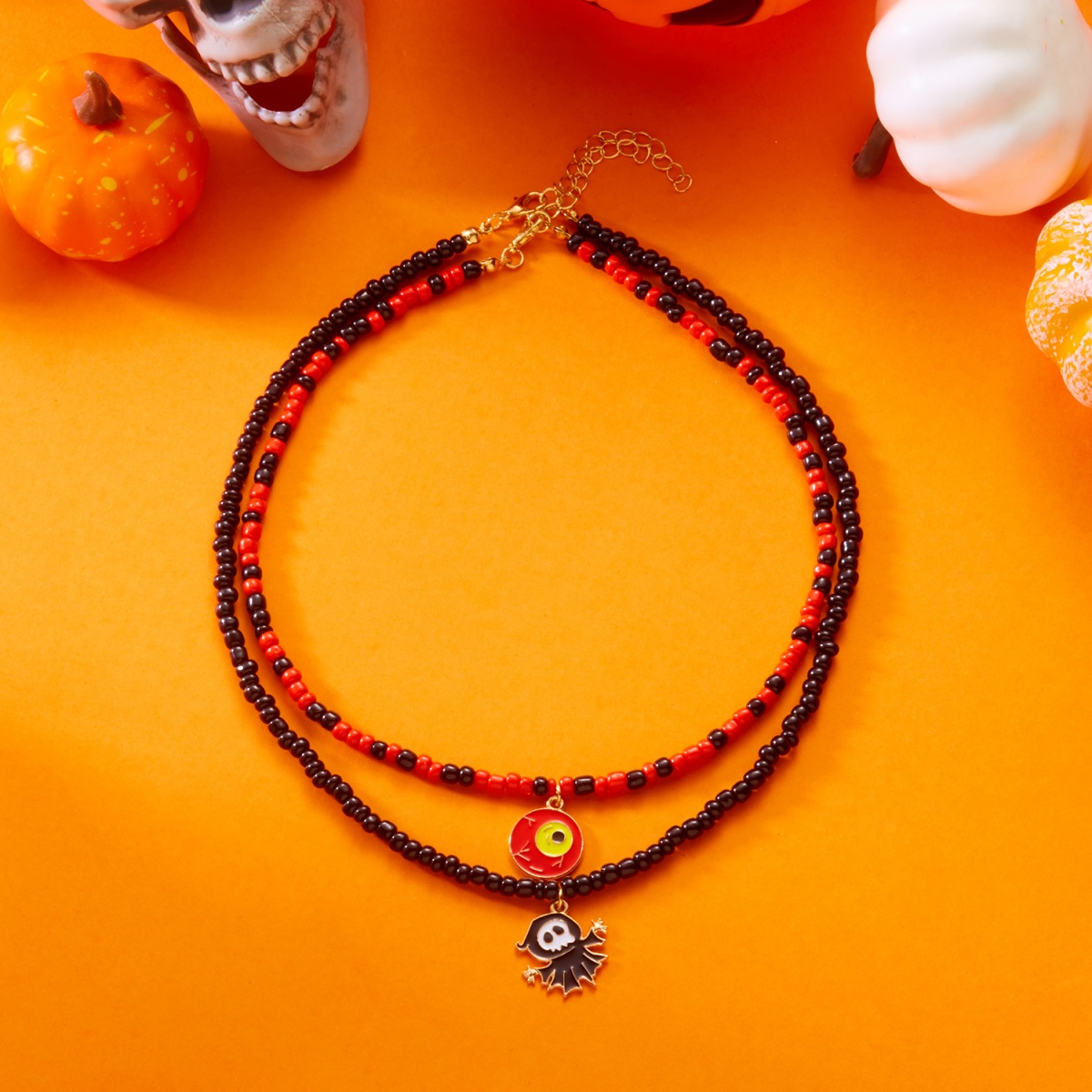 Double Layer Evil Eye Pendant  - مراجعة Men Accessories Evil Eye وسعره