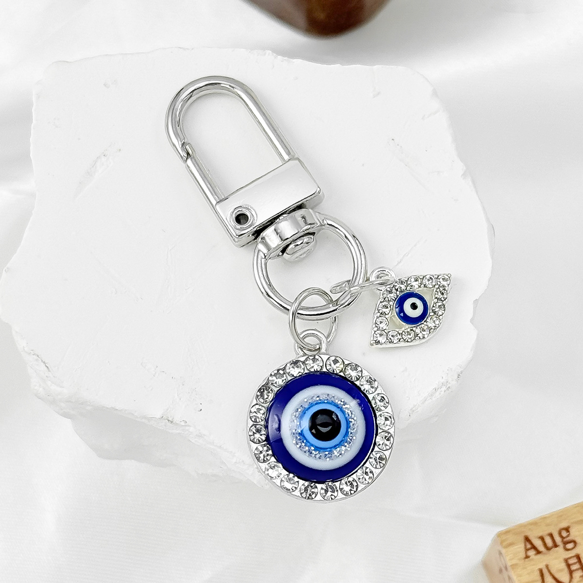 keychain eyelash Metal Evil Ey - مراجعة Men Accessories Evil Eye وسعره