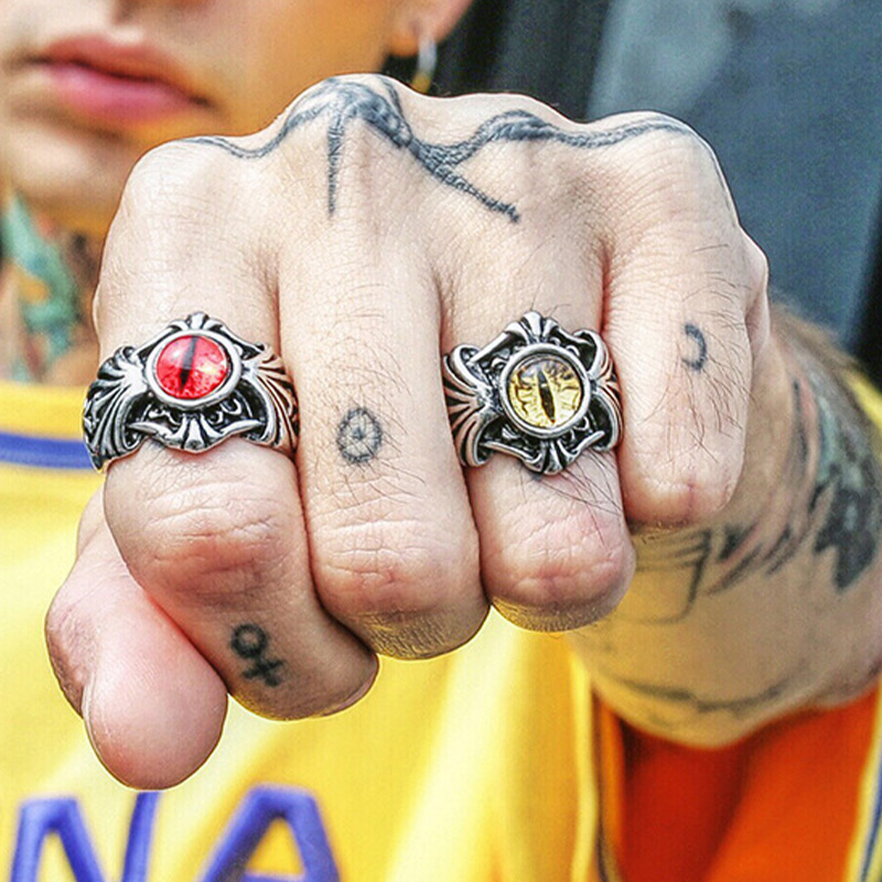 Retro Vines Evil Eye Ring For  - مراجعة Men Accessories Evil Eye وسعره