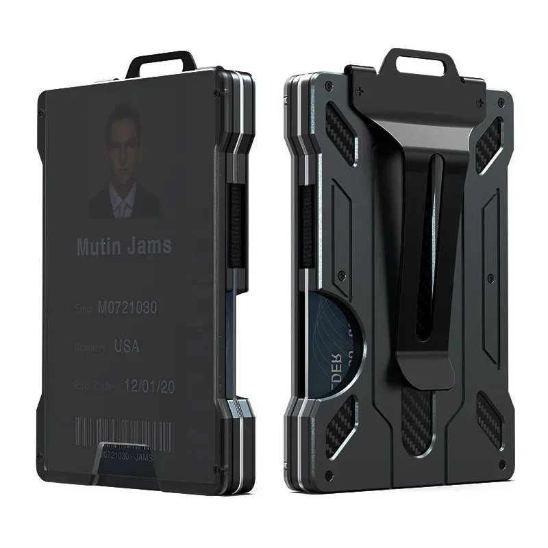 Rfid Business Card Holder Carb - مراجعة Men Accessories Box وسعره