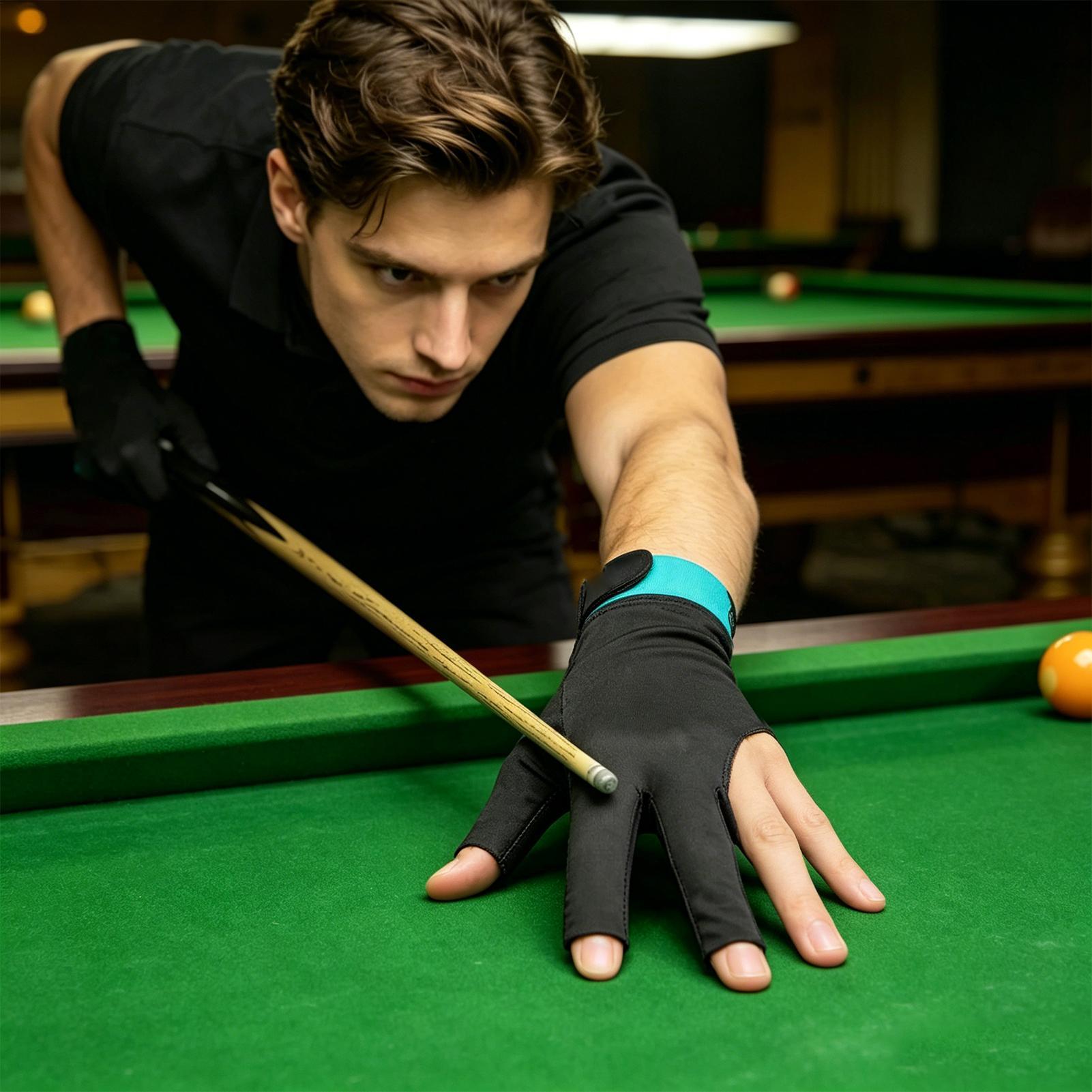 Pool Glove 3-Finger Anti-Slip  - مراجعة Men Accessories For Hand وسعره