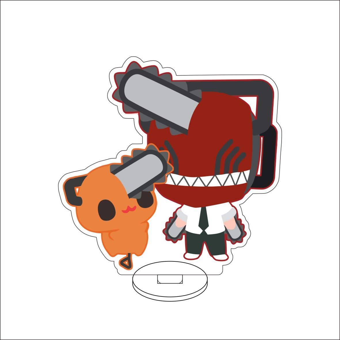 10CM Anime Chainsaw Man Pochit - مراجعة Men Accessories For Gift وسعره