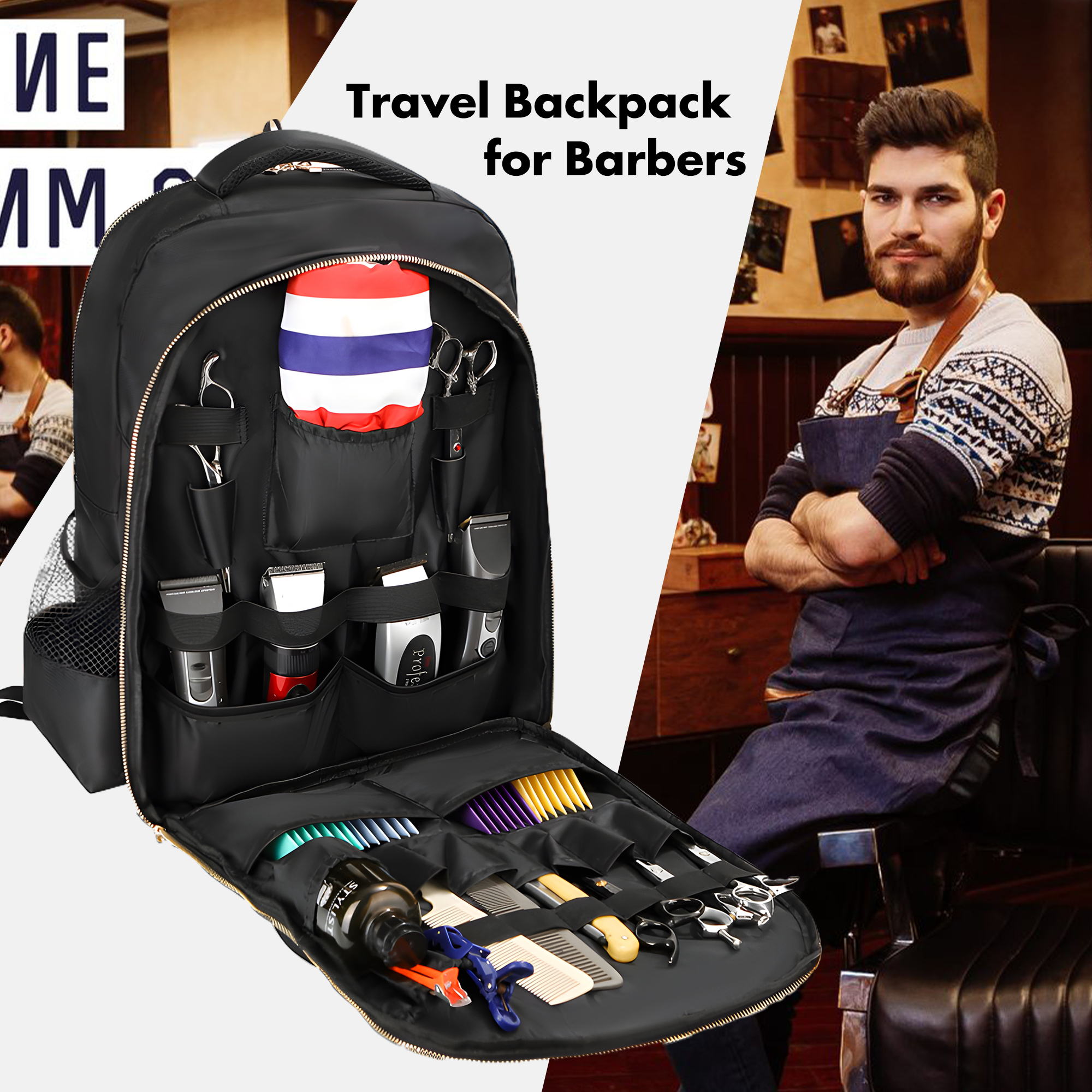 Alileader Barber Supplies Bag  - مراجعة Men'S Accessories Case وسعره