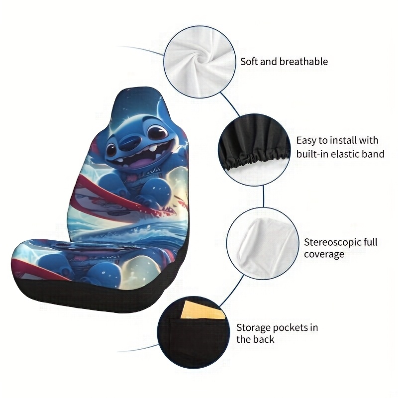 Stitch Pattern Design Car Seat - مراجعة Men'S Accessories Vans وسعره