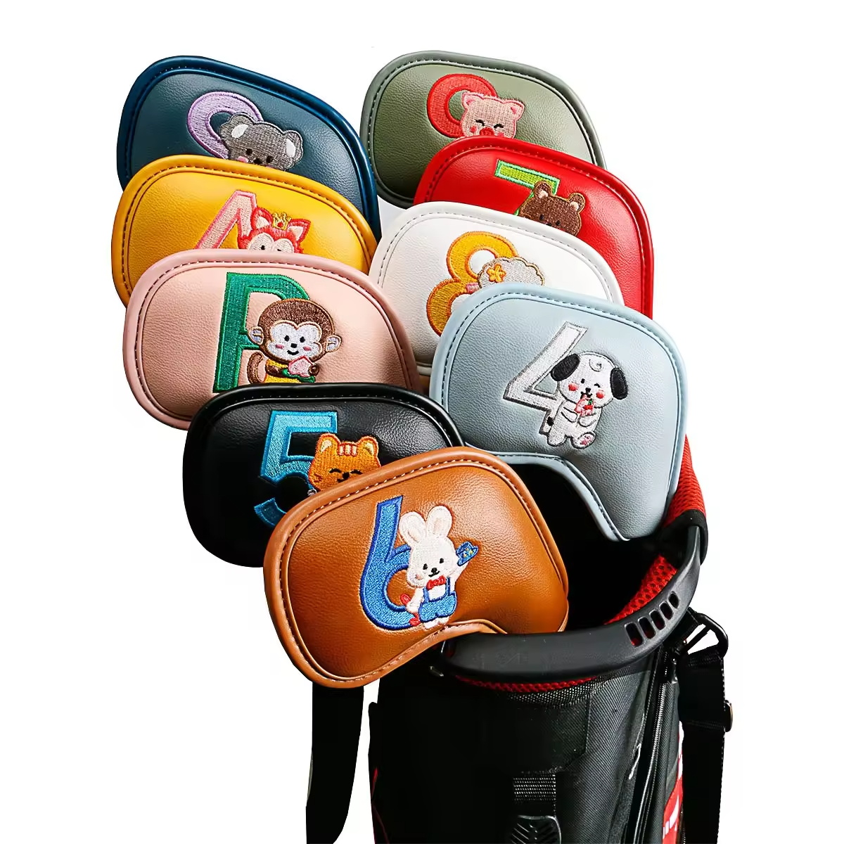 9Pcs Cute Cartoon Animal Golf  - مراجعة Men Accessories For Gift وسعره