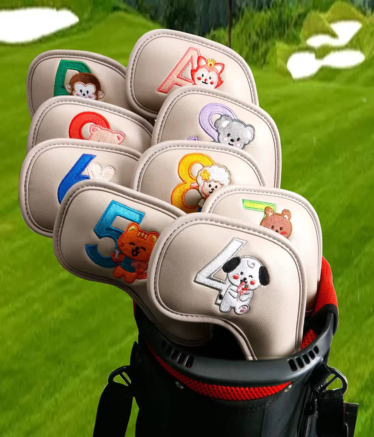 9Pcs Cute Cartoon Animal Golf  - مراجعة Men Accessories For Gift وسعره