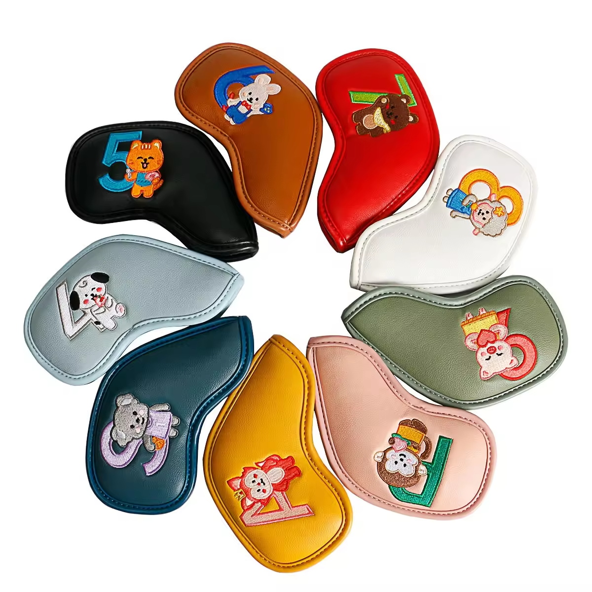 9Pcs Cute Cartoon Animal Golf  - مراجعة Men Accessories For Gift وسعره