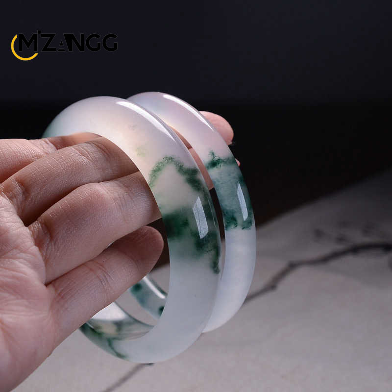 Natural Green Jadeite Bangle J - مراجعة Men Accessories For Hand وسعره