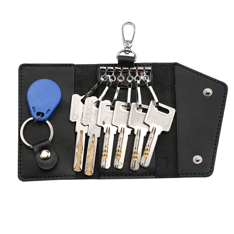 1 PC Second Layer Cowhide Keyc - مراجعة Men Accessories Box وسعره