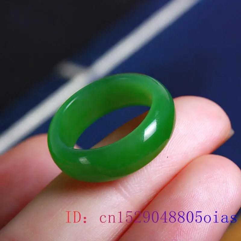 Natural Green Hetian Jade Ring - مراجعة Men Accessories For Hand وسعره